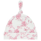 طقم بنات أفرول بطبعة الفراشات باللون الأبيض والوردى, 1, hi-res